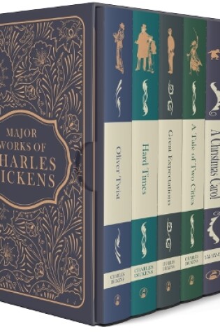 Cover of Major Works of Charles Dickens 5 Books Deluxe Hardback Set