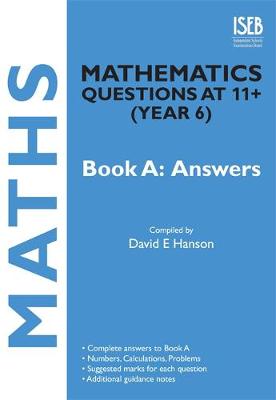 Book cover for Mathematics Questions at 11+ (Year 6) Book A: Answers