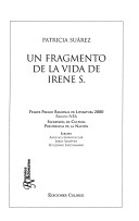 Book cover for Un Fragmento de La Vida de Irene S.