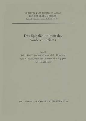 Book cover for Das Epipalaolithikum Des Vorderen Orients