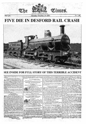 Book cover for Five Die in Desford Rail Crash