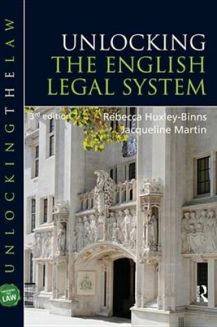 Cover of Unlocking The English Legal System