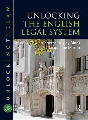 Book cover for Unlocking The English Legal System