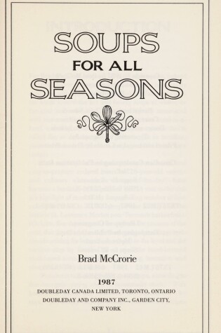 Cover of Soups for All Seasons