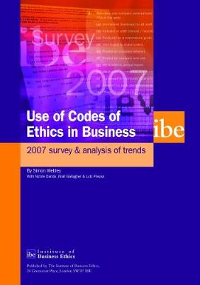 Book cover for Use of Codes of Ethics in Business: Survey and Analysis of Trends