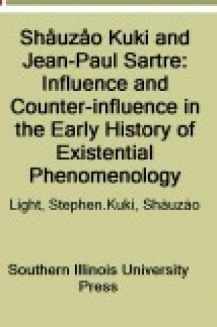 Cover of Shuzo Kuki and Jean-Paul Sartre