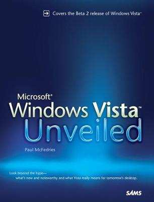 Book cover for Microsoft Windows Vista Unveiled
