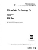 Book cover for Ultraviolet Technology Iv