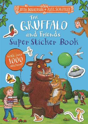 Book cover for The Gruffalo and Friends Super Sticker Book