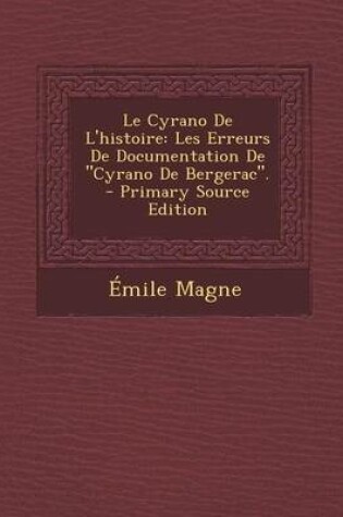 Cover of Le Cyrano de L'Histoire