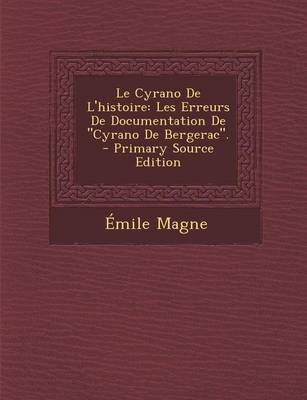 Book cover for Le Cyrano de L'Histoire