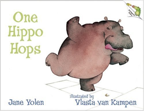 Book cover for One Hippo Hops