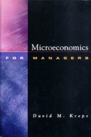 Cover of Microeconomics for Managers