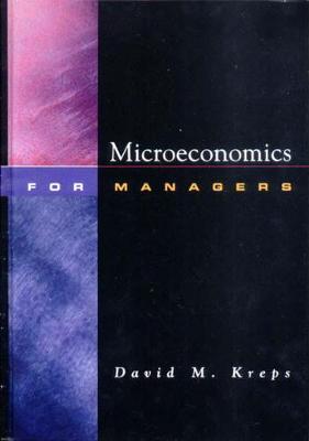 Book cover for Microeconomics for Managers