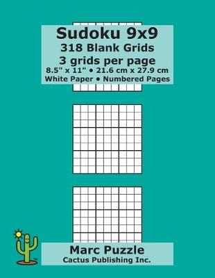 Book cover for Sudoku 9x9 - 318 Blank Grids