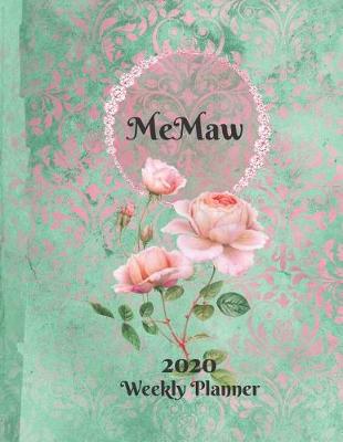 Book cover for Plan On It Large Print 2020 Weekly Calendar Planner 15 Months Notebook Includes Address Phone Number Pages - MeMaw