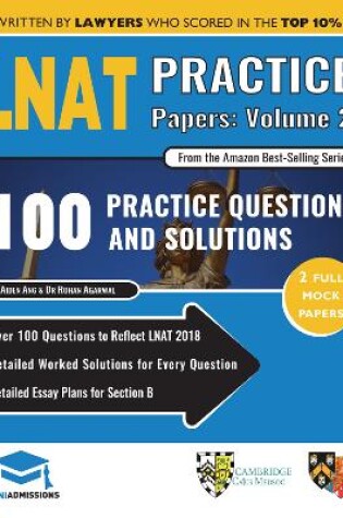 Cover of LNAT Practice Papers Volume 2