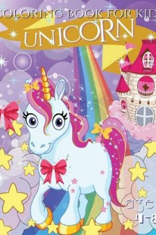 Cover of Unicorn coloring book