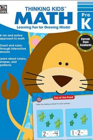 Cover of Thinking Kids' Math, Grade Pk