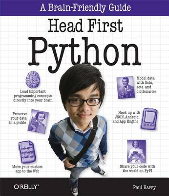 Book cover for Head First Python