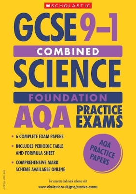 Book cover for Foundation Combined Science Exam Practice AQA: 2 Papers