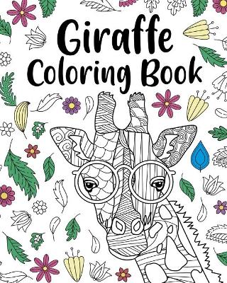 Book cover for Giraffe Coloring Book