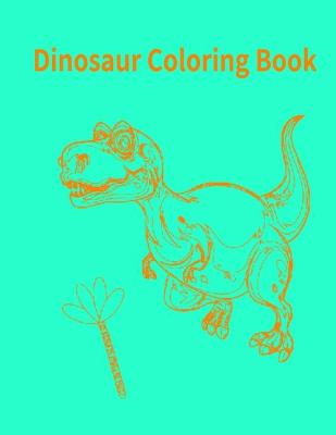 Book cover for Dinosaur Coloring Book