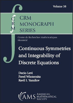 Book cover for Continuous Symmetries and Integrability of Discrete Equations