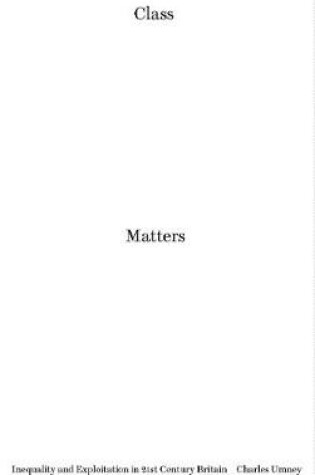 Cover of Class Matters