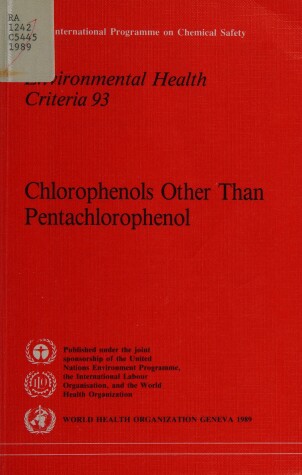 Book cover for Chlorophenols other than pentachlorophenol
