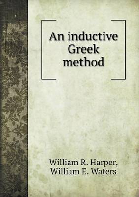 Book cover for An inductive Greek method