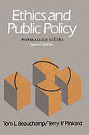 Cover of Ethics and Public Policy