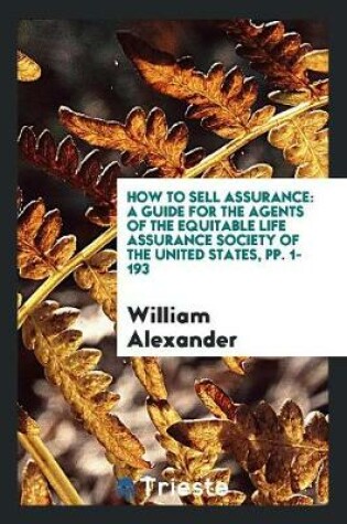 Cover of How to Sell Assurance