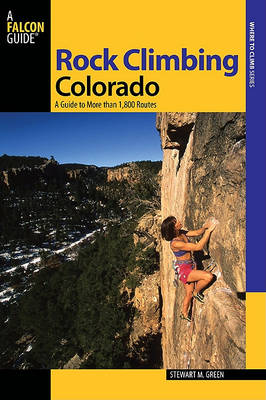 Book cover for Rock Climbing Colorado