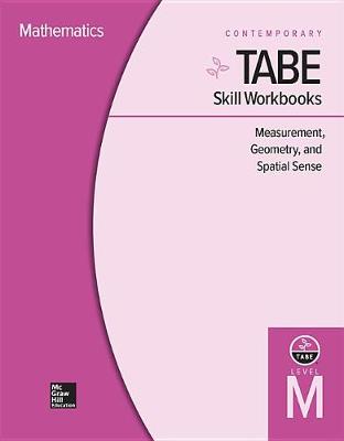 Cover of Tabe Skill Workbooks Level M: Measurement, Geometry, and Spatial Sense - 10 Pack