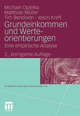 Book cover for Grundeinkommen und Werteorientierungen