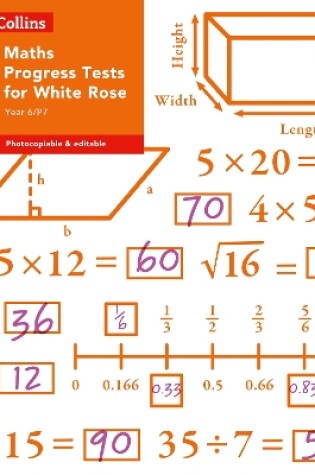 Cover of Year 6/P7 Maths Progress Tests for White Rose