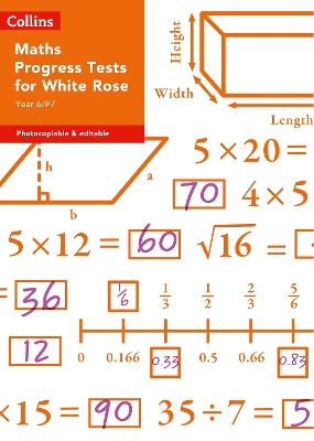 Book cover for Year 6/P7 Maths Progress Tests for White Rose