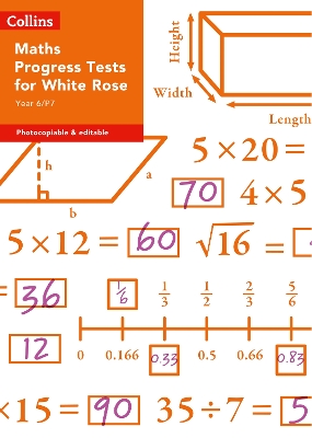 Cover of Year 6/P7 Maths Progress Tests for White Rose