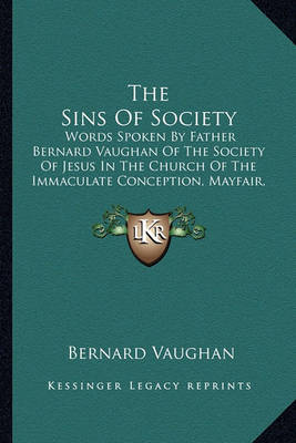 Book cover for The Sins of Society the Sins of Society