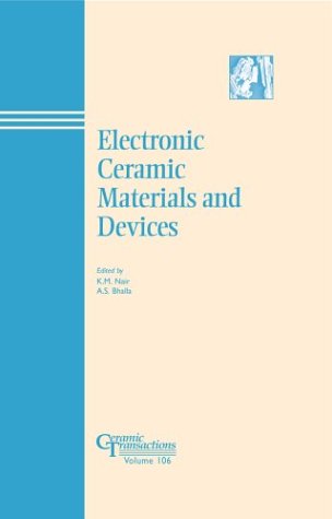 Book cover for Electronic Ceramic Materials and Devices