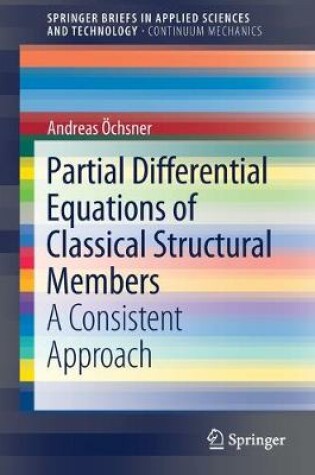 Cover of Partial Differential Equations of Classical Structural Members