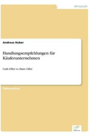 Cover of Handlungsempfehlungen für Käuferunternehmen