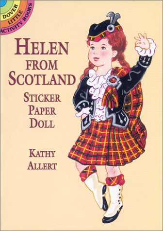 Book cover for Helen Scot Sticker Paper Doll