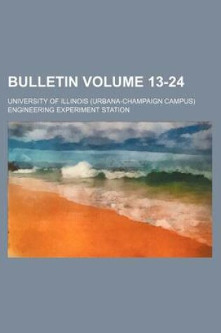 Cover of Bulletin Volume 13-24