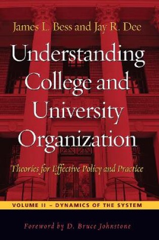 Cover of Understanding College and University Organization