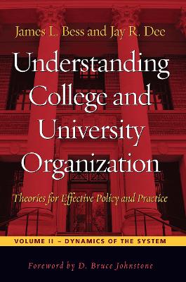 Book cover for Understanding College and University Organization