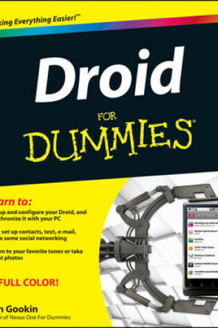 Cover of Droid X For Dummies