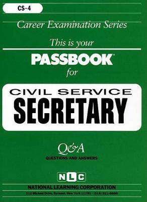 Book cover for Civil Service Secretary
