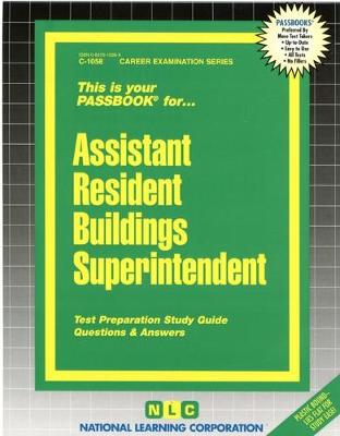 Book cover for Assistant Resident Buildings Superintendent